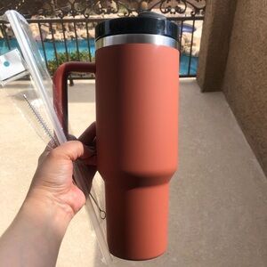 Rust Red Insulated Travel Mug *new